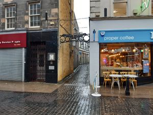 Hidden away down and alleyway at The Wooer in Falkirk