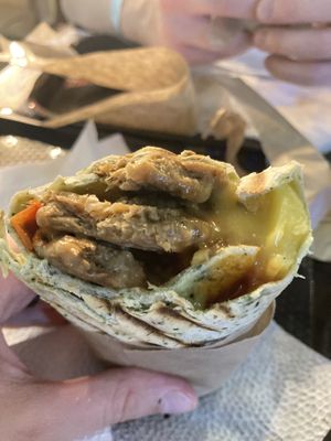 Amazing vegan kebab   at Efendi Doner in Bucharest