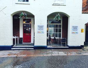 Front of Plant Cafe at Plant Cafe - maybe closed in Ipswich