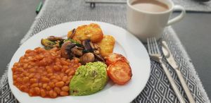 Breakfast options... at Plant Cafe - maybe closed in Ipswich