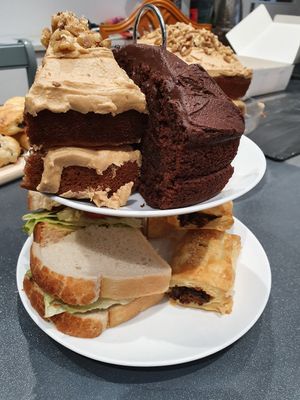 Afternoon tea at Plant Cafe - maybe closed in Ipswich