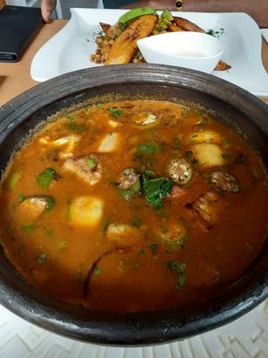Vegan FUFU at Tatale Vegan Restaurant in Accra