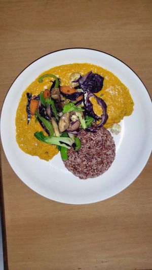 Coconut Dhal #Veganuary at Tatale Vegan Restaurant in Accra