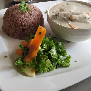 Vegetable  Stroganoff  #Veganuary at Tatale Vegan Restaurant in Accra