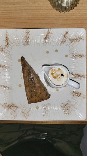 Banana and Ginger Cake at Tatale Vegan Restaurant in Accra