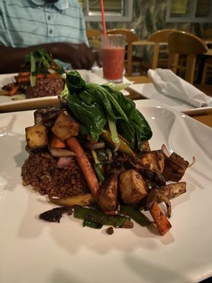 Tatale joloff  at Tatale Vegan Restaurant in Accra