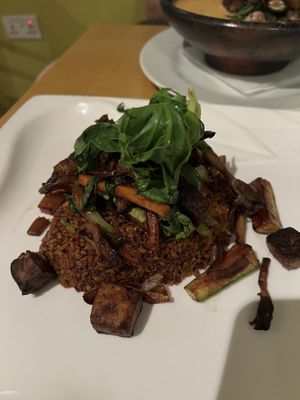 Jollof ricee  at Tatale Vegan Restaurant in Accra