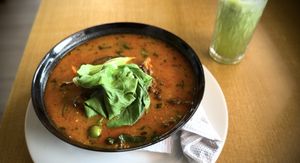 Hearty FUFU  🤤   at Tatale Vegan Restaurant in Accra