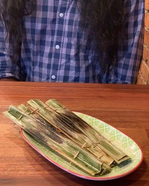 This is the entree Otah Otah  at Baba Hawker in Brunswick