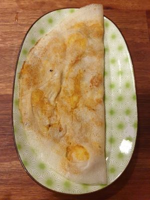 Potato Masala Dosa $7.00 at Baba Hawker in Brunswick