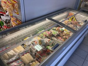 Frozen mock meats at Soyfoo   in Braybrook