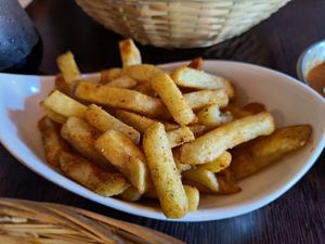 Masala chips at Archana in Belfast