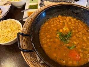 Chana aloo at Archana in Belfast