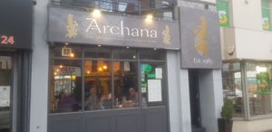 Exterior at Archana in Belfast