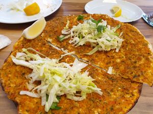 Vegan Lamachun  at Irfan Usta in Istanbul