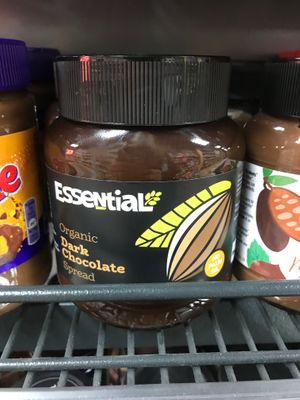 Vegan dark chocolate spread at Baronesha in Tirana