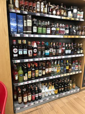 Wines and alcohol at Baronesha in Tirana