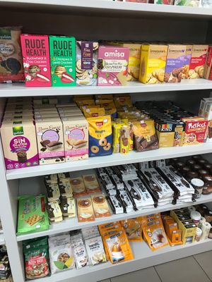 Dry good snacks at Baronesha in Tirana