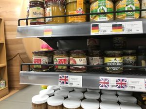 Nut butters at Baronesha in Tirana