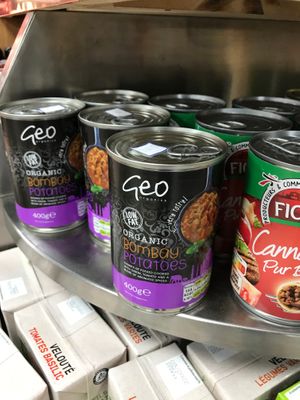 Vegan potatoes at Baronesha in Tirana