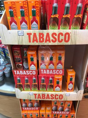 Tabasco sauce at Baronesha in Tirana