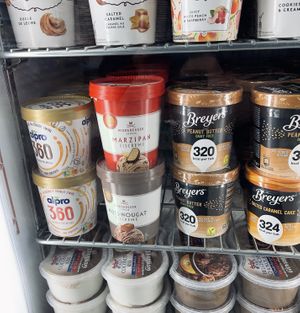 Ice creams   at Baronesha in Tirana