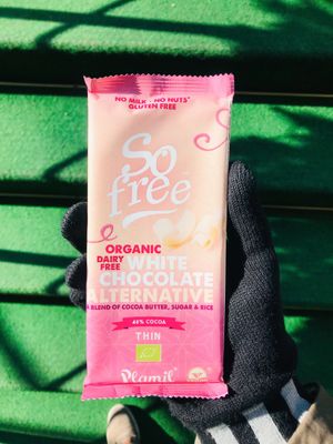 Vegan chocolate  at Baronesha in Tirana