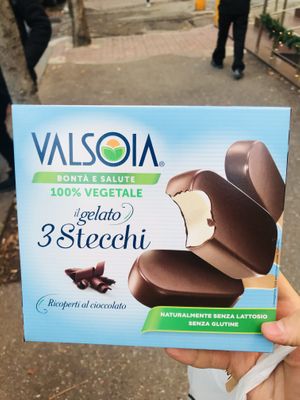 Vegan magnum  at Baronesha in Tirana