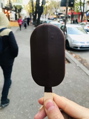 vegan magnum  at Baronesha in Tirana