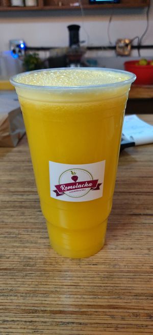 Juice at Remolacha in Tijuana