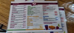 Menu at Remolacha in Tijuana