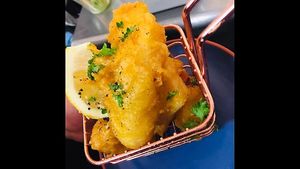 Fishless goujons at Verde's in Chester