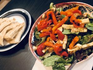 Tofu salad ✅ at Culebra Coffee in Culebra