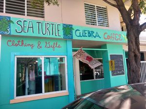 cafe and shop at Culebra Coffee in Culebra