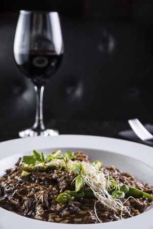 Risotto de Setas at Il Paparazzo in Valparaiso