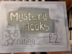 Mystery books 1 at Zero Waste Hub in Edinburgh