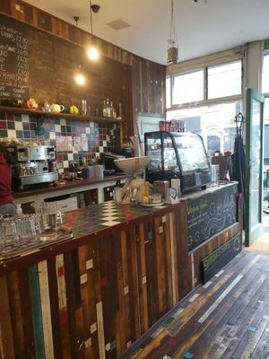 The counter at Zero Waste Hub in Edinburgh