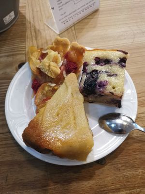 Always a great cake selection at Zero Waste Hub in Edinburgh