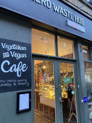 Outside at Zero Waste Hub in Edinburgh