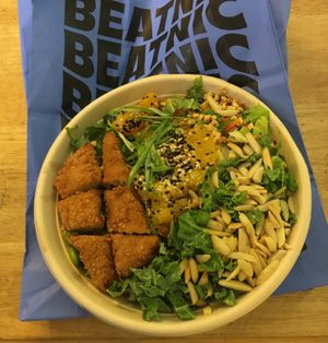 Crispy chik'n bowl. at Beatnic - Lexington Ave in New York City
