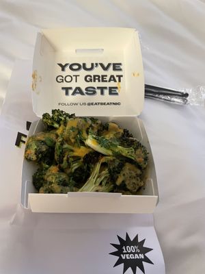 Broccoli was amazing !  at Beatnic - Lexington Ave in New York City