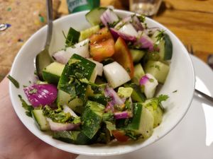 Salad at Simply Vegan 'n' Veg in Pooraka