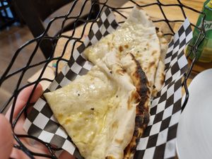 Cheese naan at Simply Vegan 'n' Veg in Pooraka