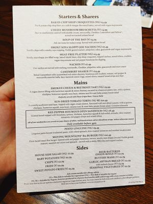 Vegan and veggie menu at West Port Hotel in Linlithgow