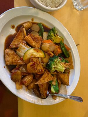 Home style tofu  at Lucky Bamboo in Newark