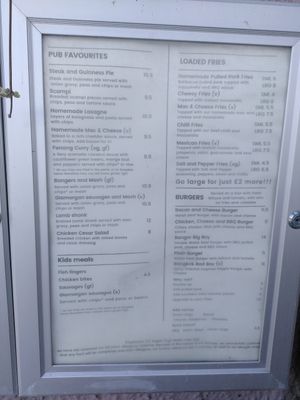 Menu 2 at Tap and Spile in Bangor