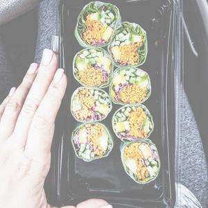 Veggie rolls at Whole Foods Market  in Burnaby