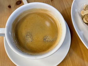 coffee at Brotgefuehle in Leipzig