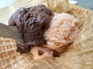 ice cream  at Brotgefuehle in Leipzig