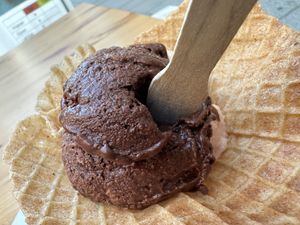 ice cream  at Brotgefuehle in Leipzig